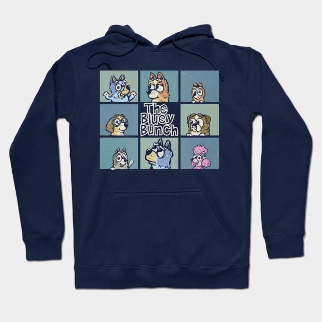 The Bluey Bunch Hoodie by kg07_shirts